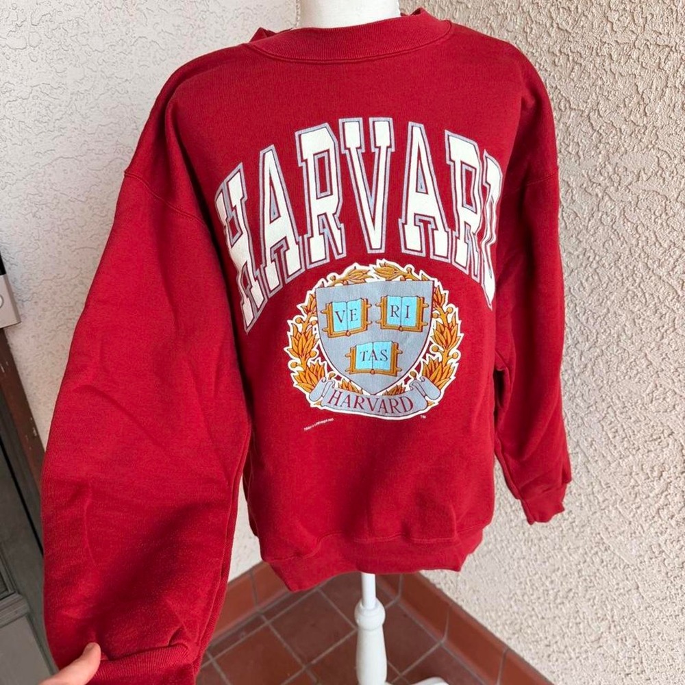 Vintage 1990's Harvard University red crewneck sweatshirt